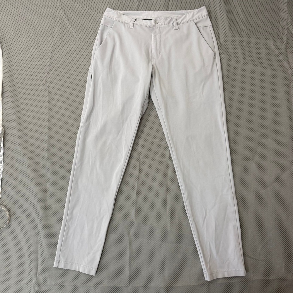 BYLT Everyday Pant 2.0 Men M Gray Stretch Performance Chino Casual